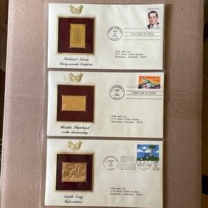 Gold Commemorative Stamp Collection